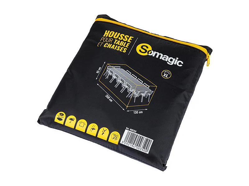 Bezug L 350 x B 130 x H 65 cm für Gartenmöbel