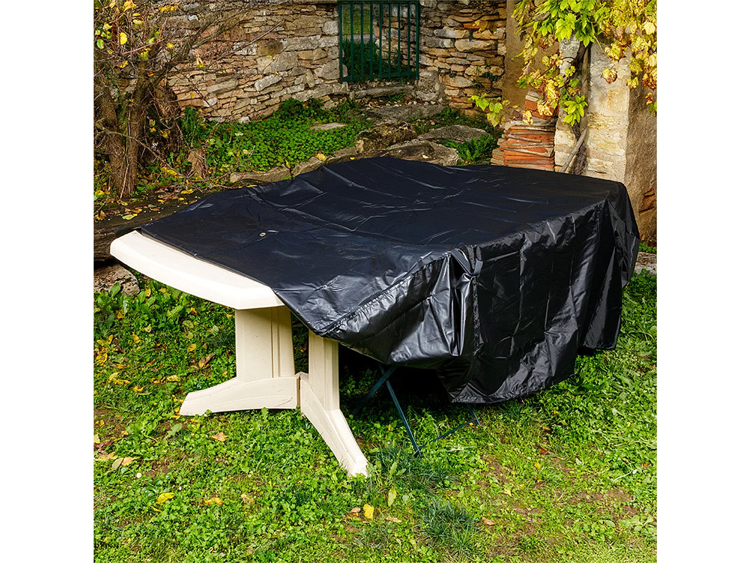 Housse L 310 x l 130 x H 65 cm pour salon de jardin - SOMAGIC