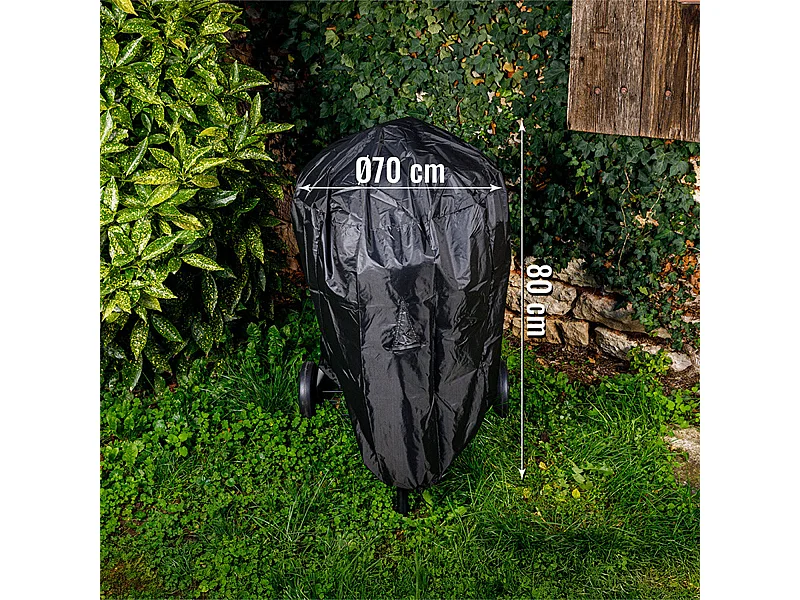 Housse Ø 70 x H 80 cm pour barbecue rond - SOMAGIC