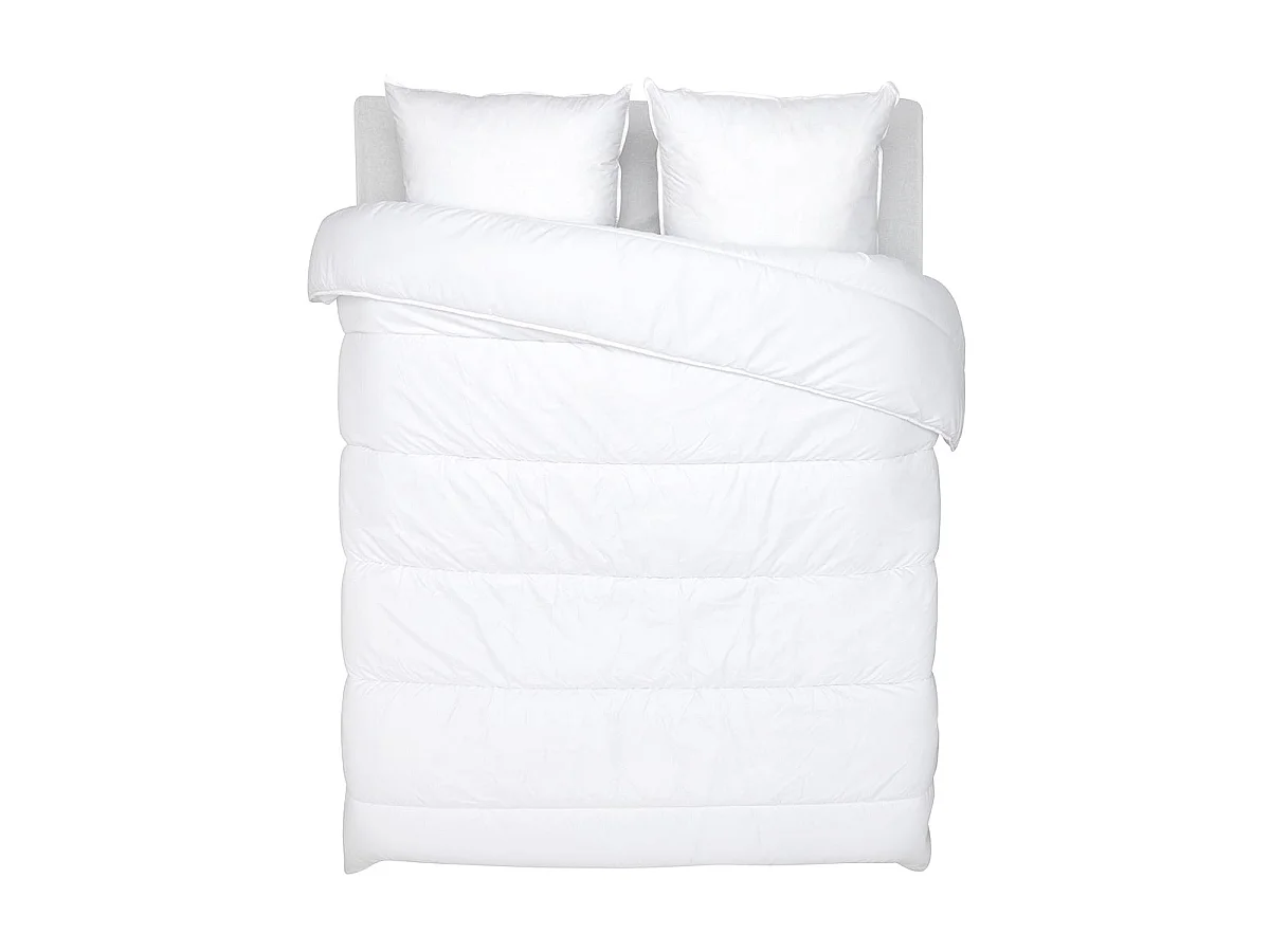 Pack Économique Couette Tempérée 140x200cm + 1 Oreiller Moelleux 60x60 cm