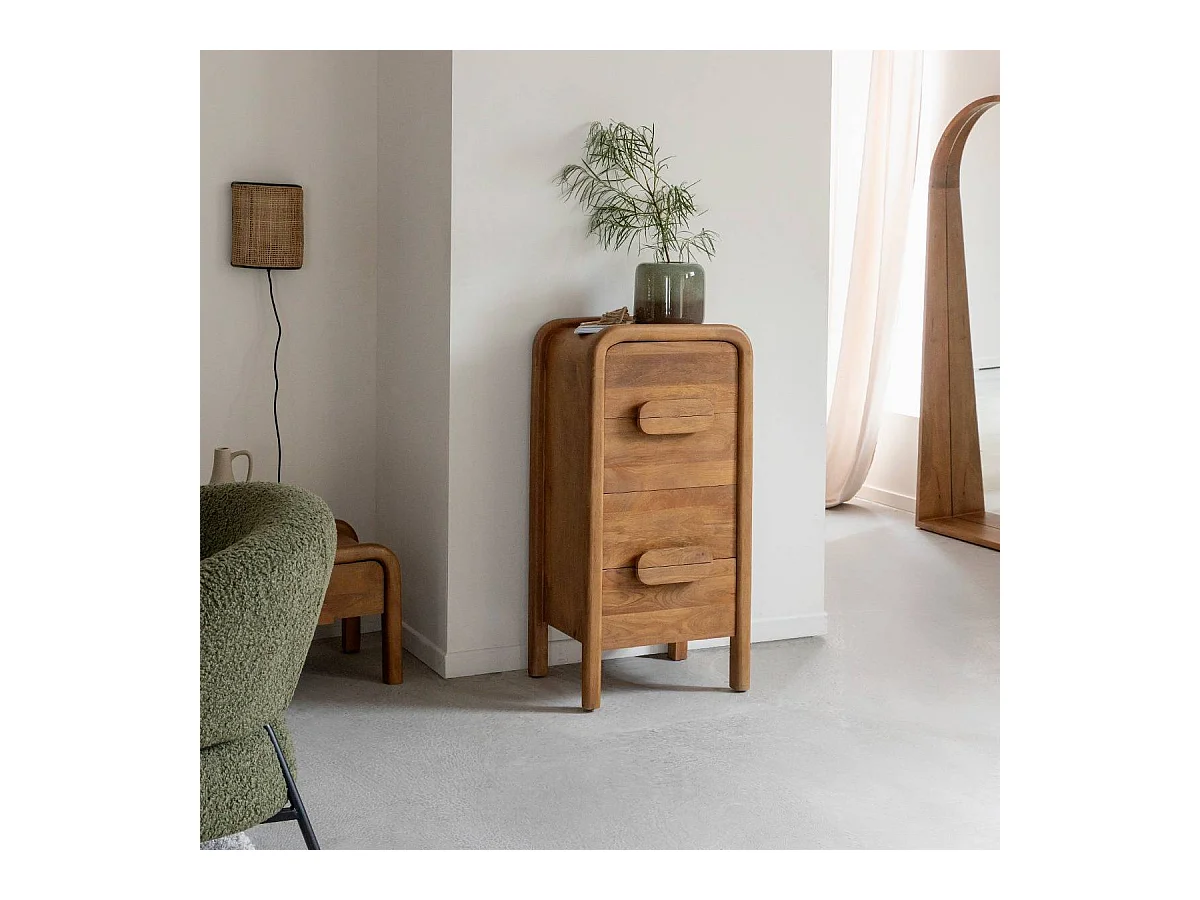 Chiffonnier en bois de manguier Féodor