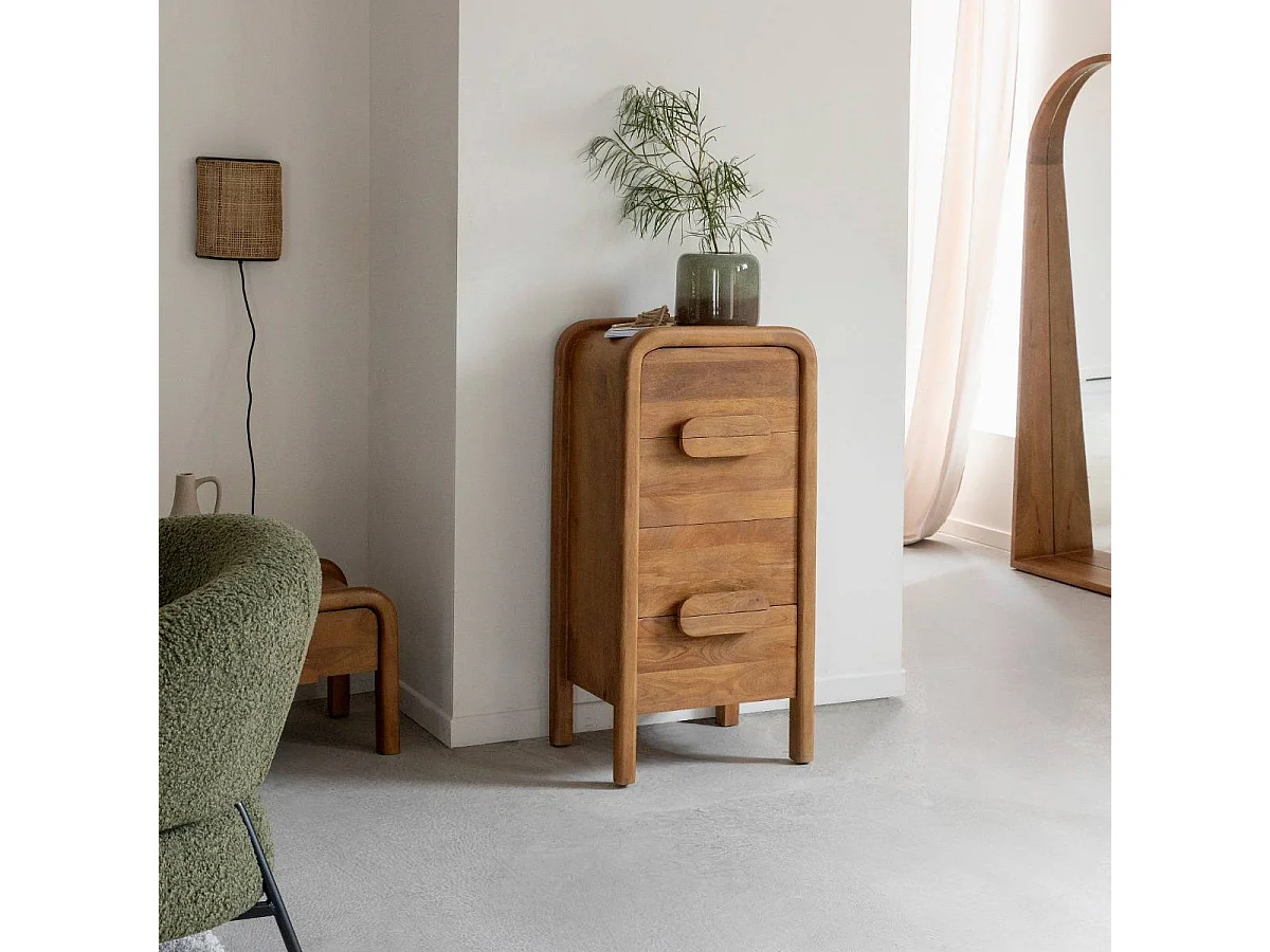 Chiffonnier en bois de manguier Féodor