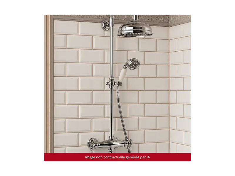 Mitigeur douche thermostatique PAINI Tiffany Chromé