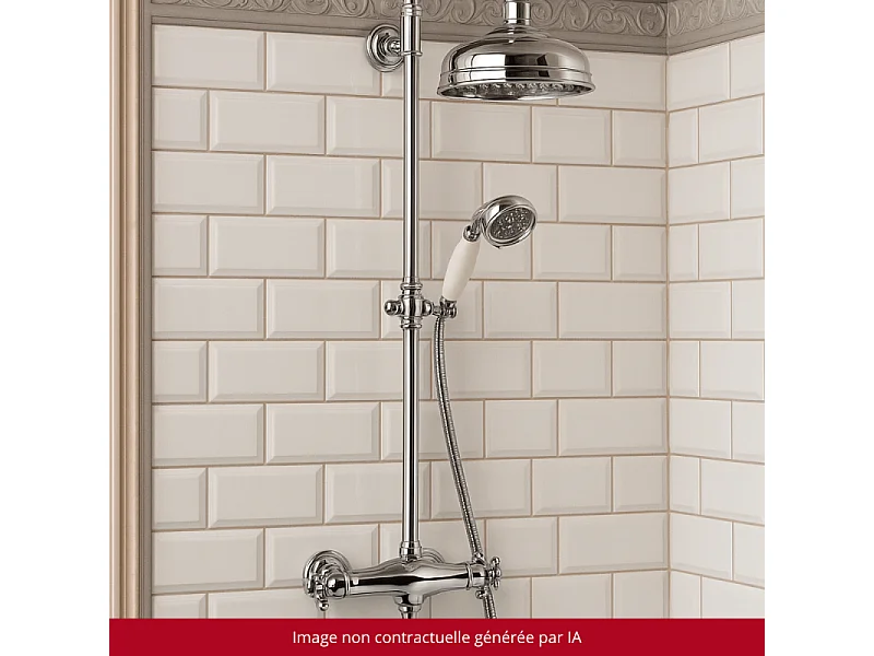 Mitigeur douche thermostatique PAINI Tiffany Chromé