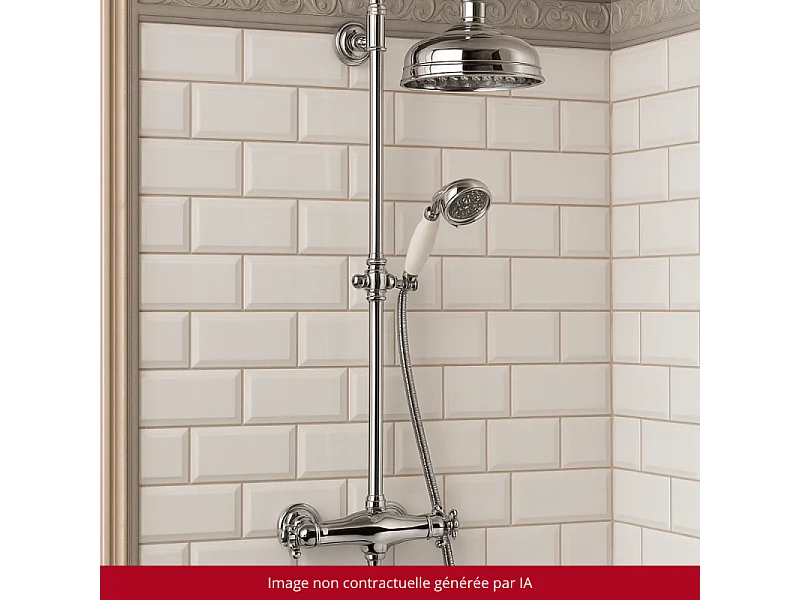 Mitigeur douche thermostatique PAINI Tiffany Chromé