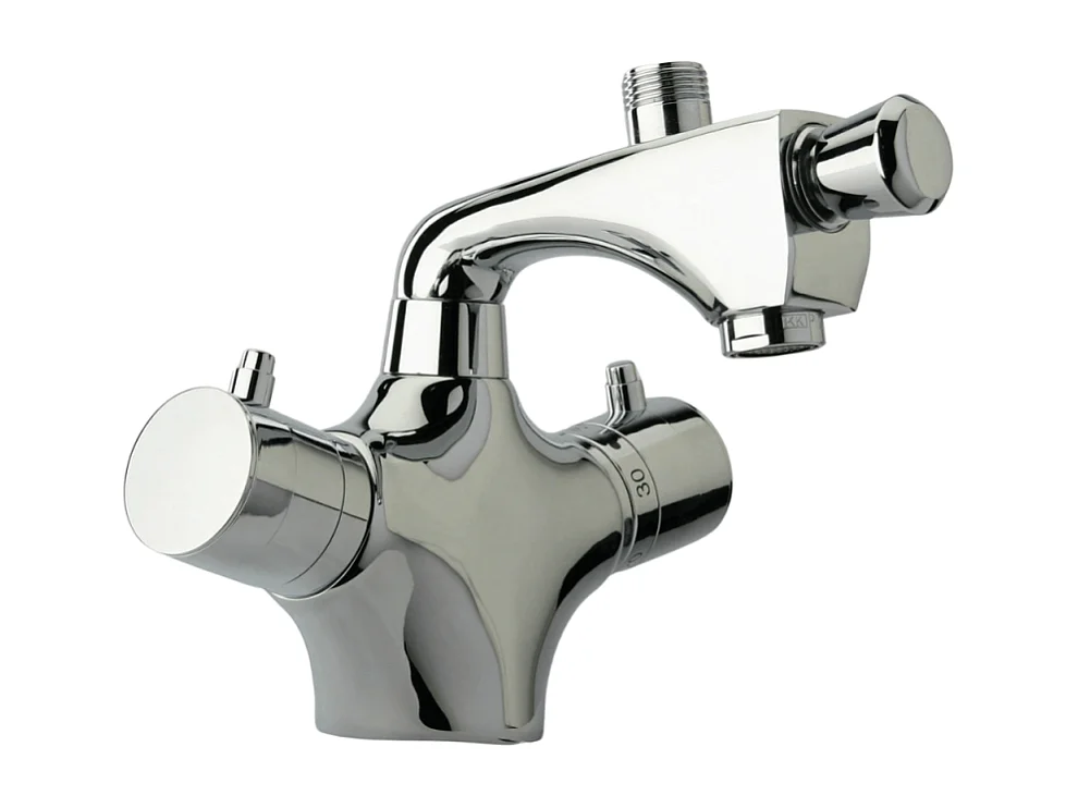 Mitigeur bain douche thermostatique monotrou PAINI Blade chromé