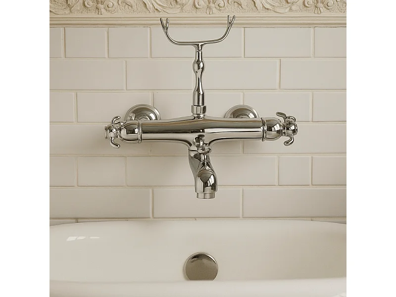 Mitigeur bain douche thermostatique PAINI Tiffany chromé