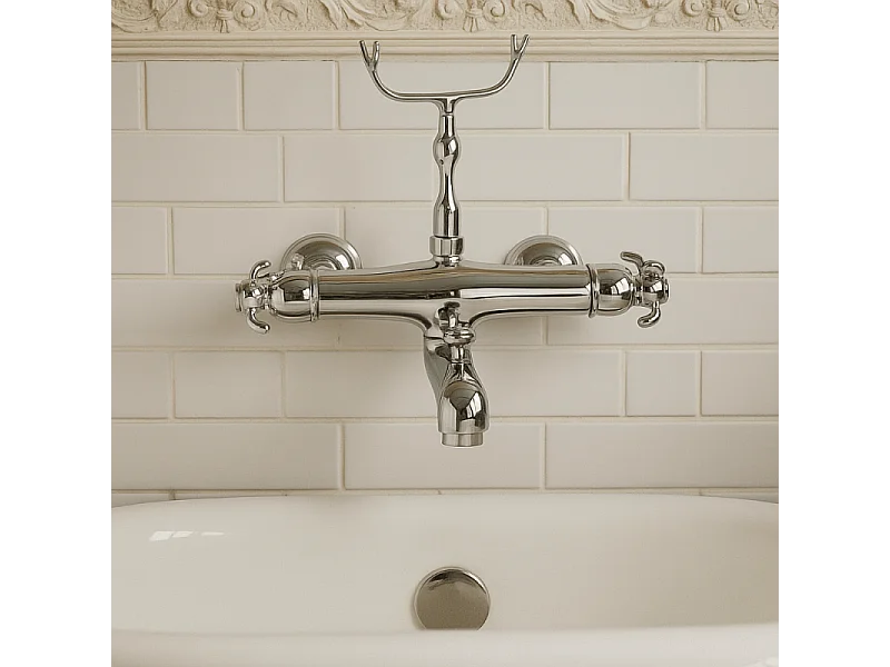 Mitigeur bain douche thermostatique PAINI Tiffany chromé