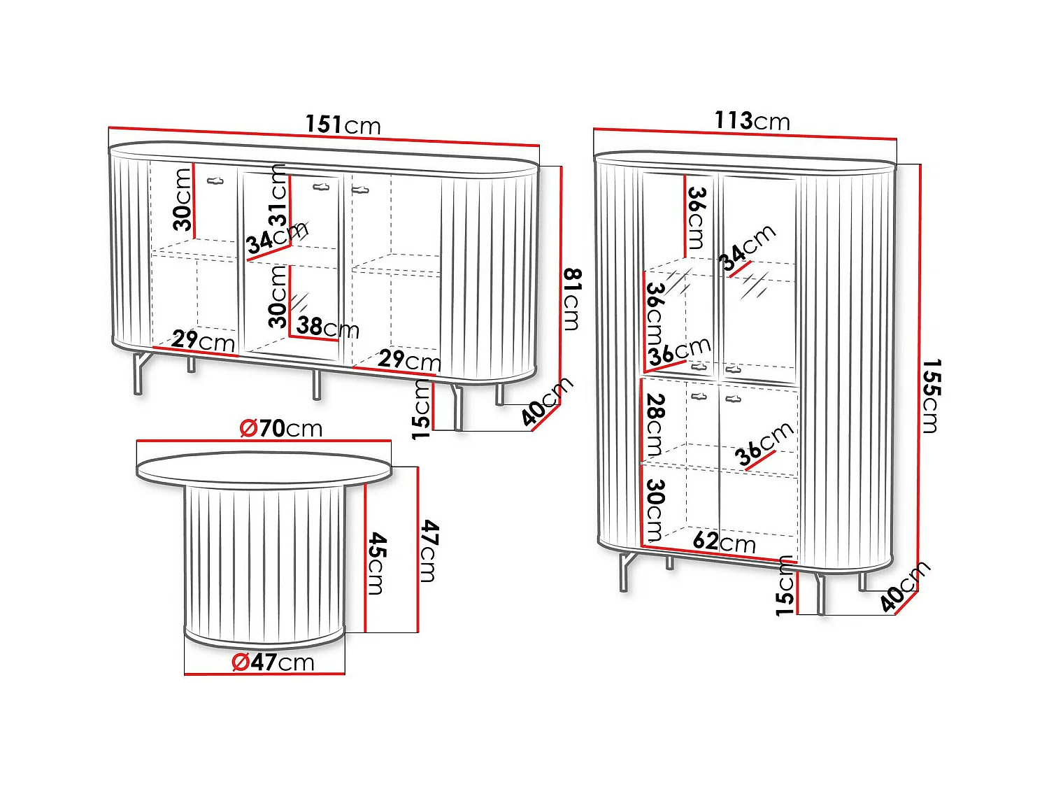 Ensemble de salon Novmono 109