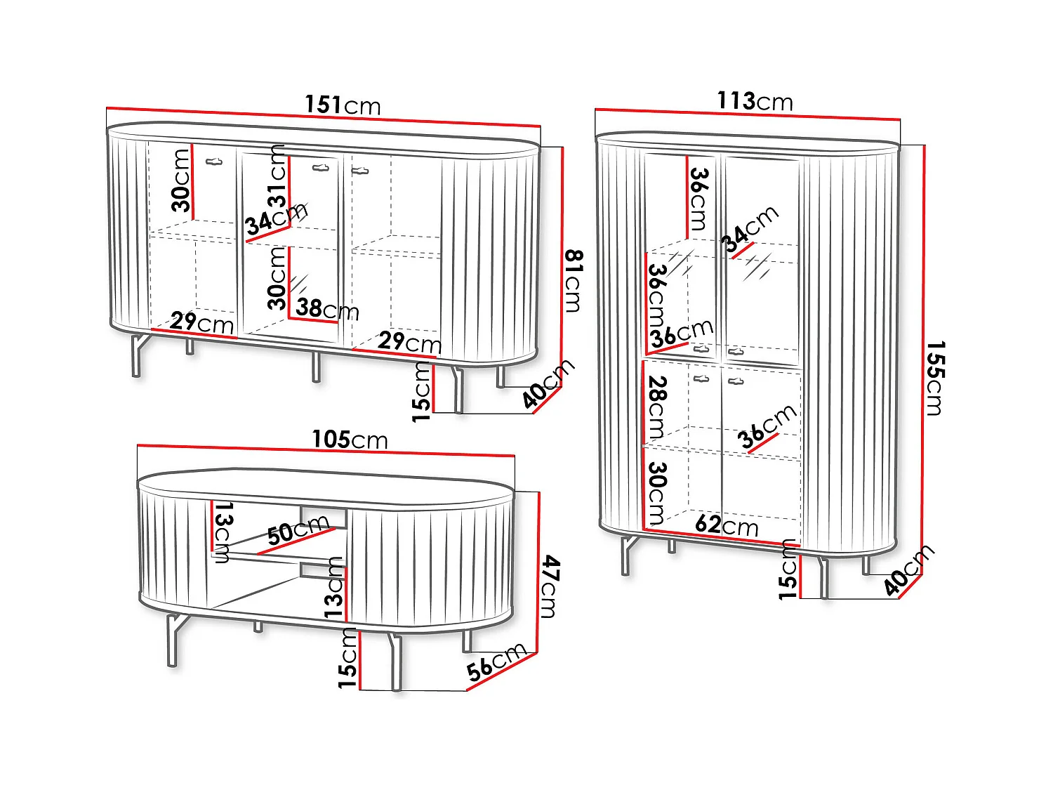 Ensemble de salon Novmono 111