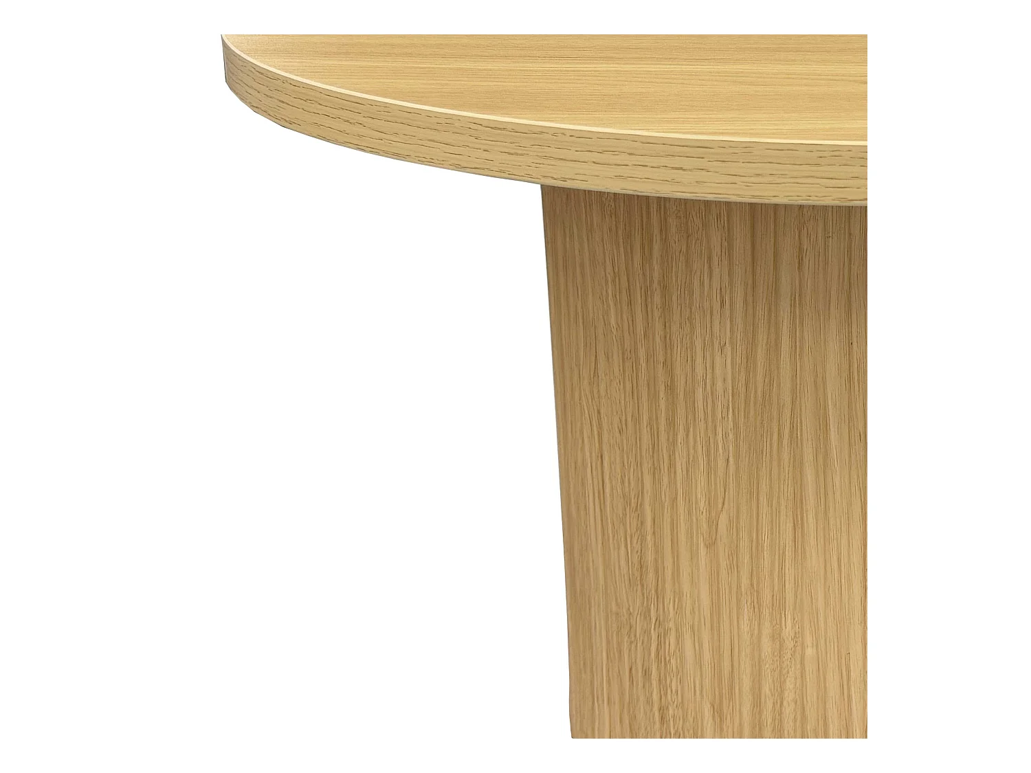 Table basse scandinave ronde 70 cm en bois clair