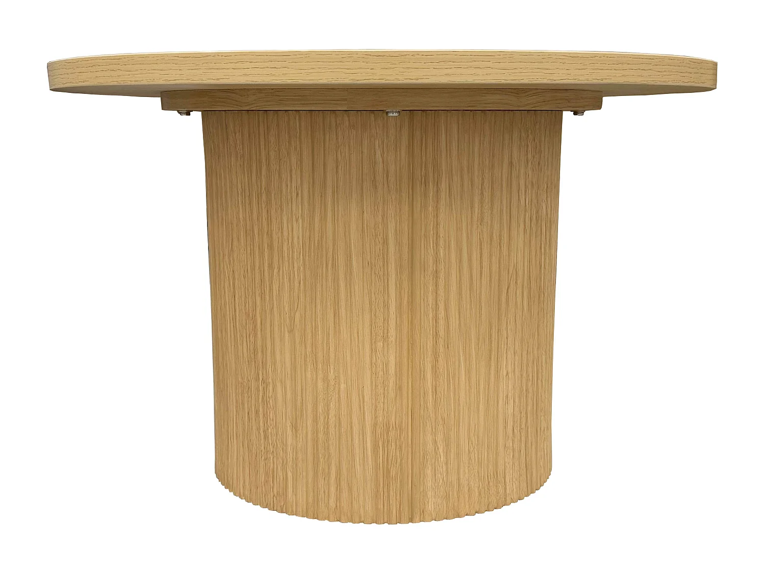 Scandinavische ronde salontafel 70 cm FSC in licht hout