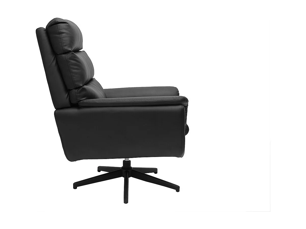 Fauteuil pivotant noir JONAH