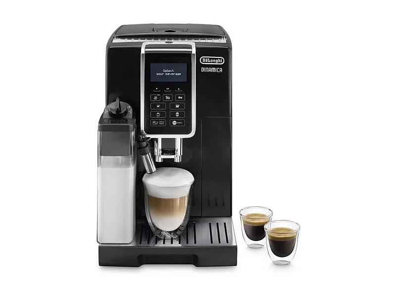 Machine expresso automatique avec broyeur - DELONGHI Dinamica ECAM 350.55.B - Noir