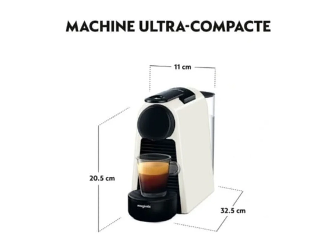 Delonghi Cafetière nespresso 19 bars blanc - EN85.W