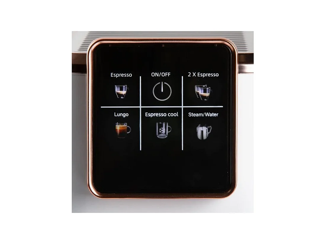 Machine a expresso 3 en 1 - DOMO - DO746K - 1350 W - 20 Bar - Blanc / Rose