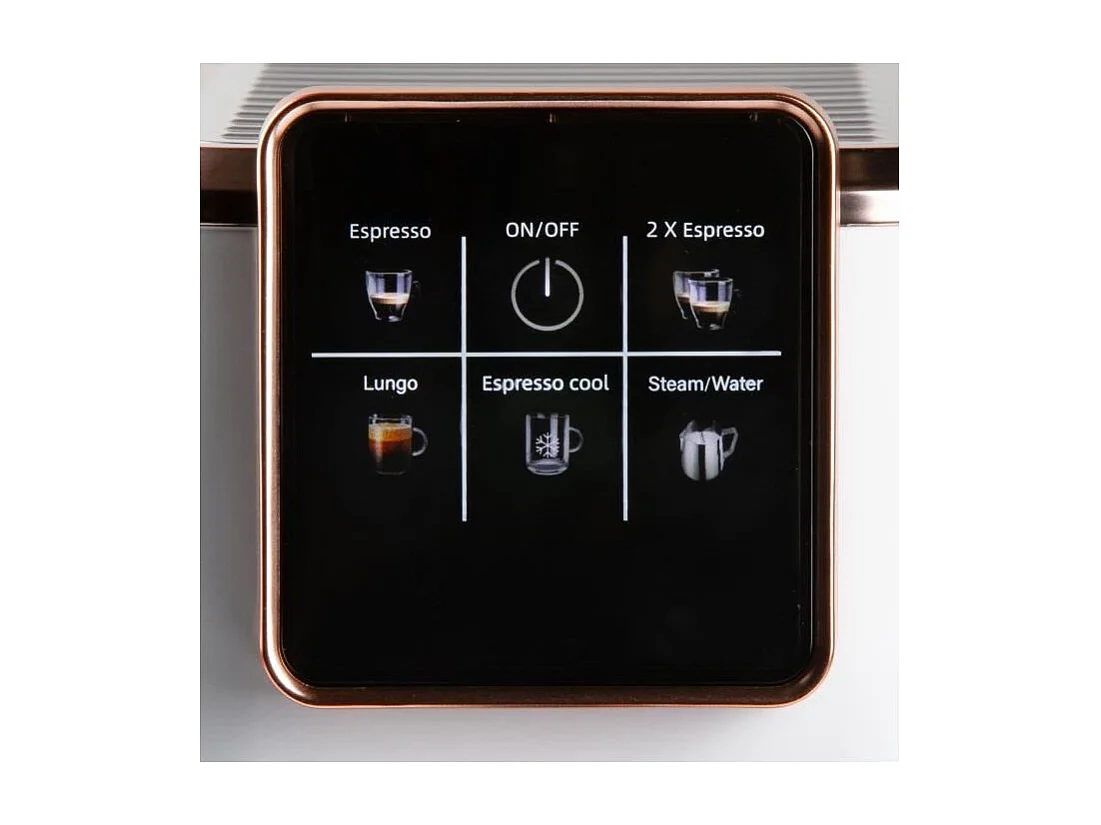 Machine a expresso 3 en 1 - DOMO - DO746K - 1350 W - 20 Bar - Blanc / Rose