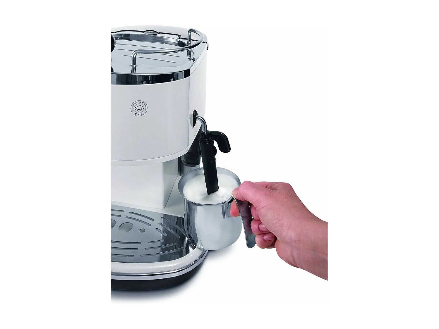 Café Express Arm De'Longhi ECO311.W 1100 W Argenté Noir Blanc
