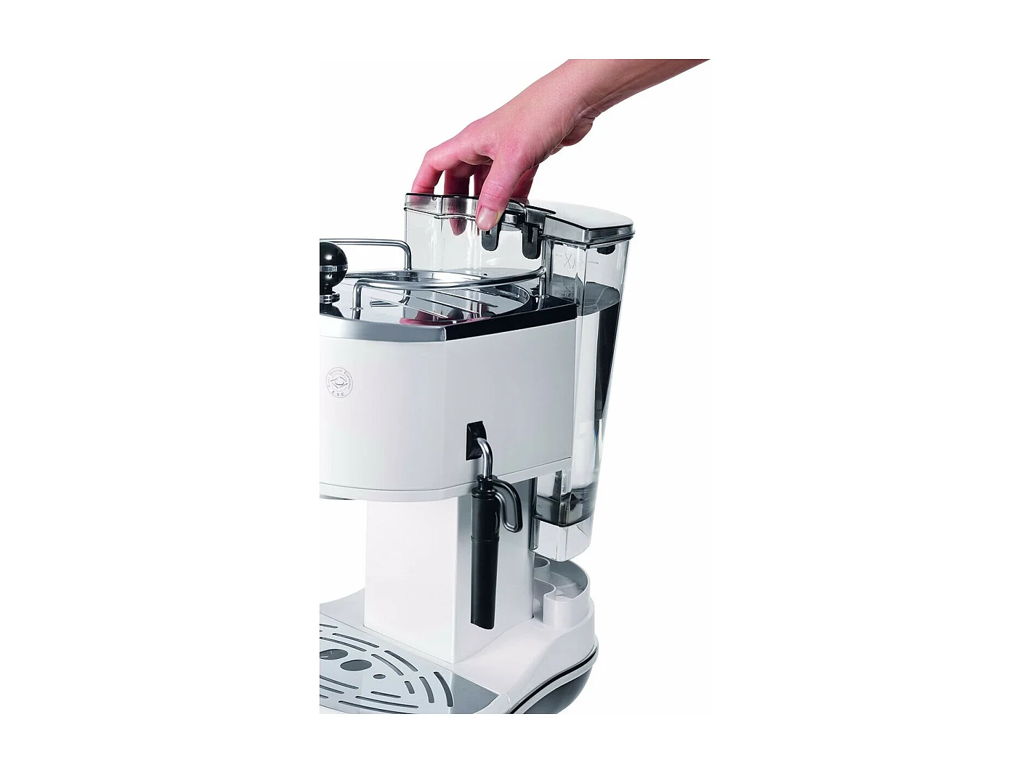 Café Express Arm De'Longhi ECO311.W 1100 W Argenté Noir Blanc