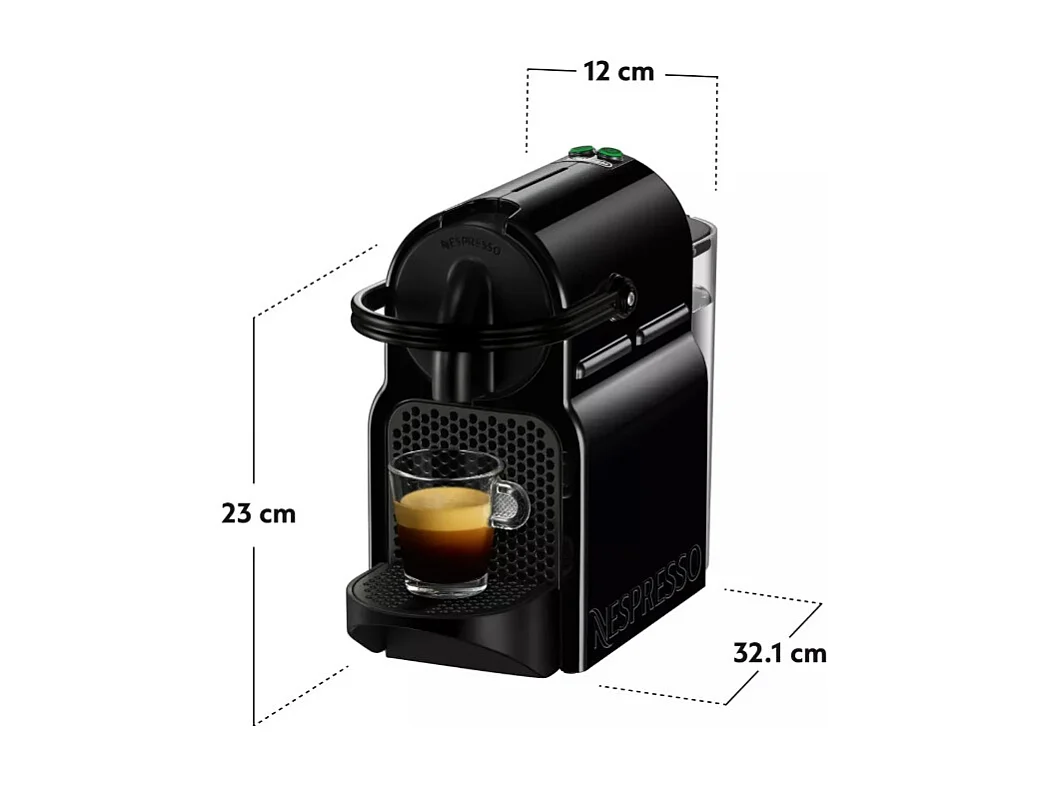 Machine a café - DELONGHI NESPRESSO Inissia EN 80B - Noir