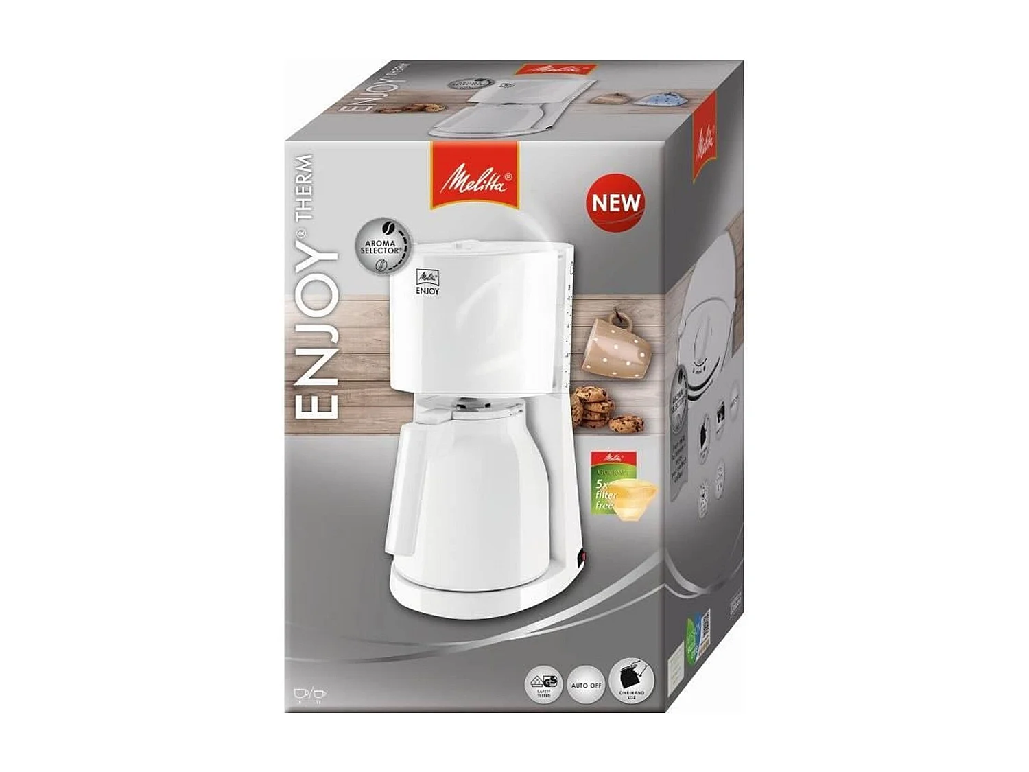 Cafétière électrique Melitta 1017-05 1000 W Blanc 1000 W