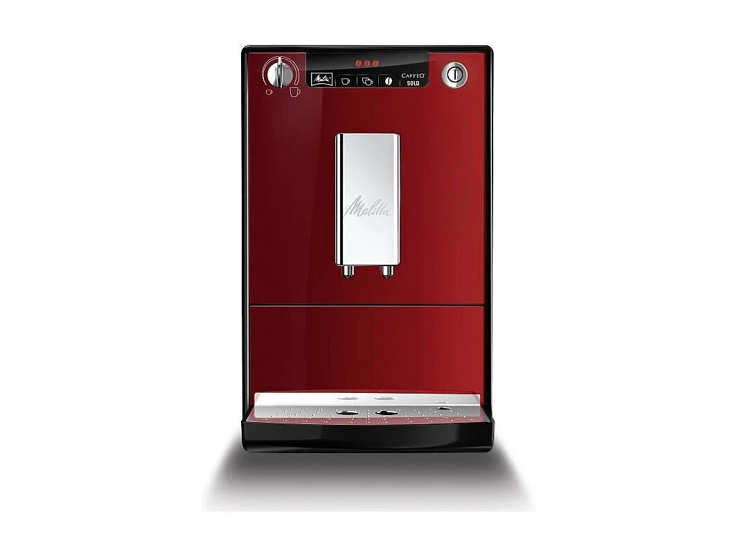 Cafetera automática Solo de grano a taza - Rojo chile