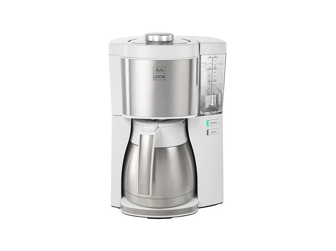 Machine a café MELITTA - Look V Therm Perfection 1025-15 Blanc/Acier Brossé