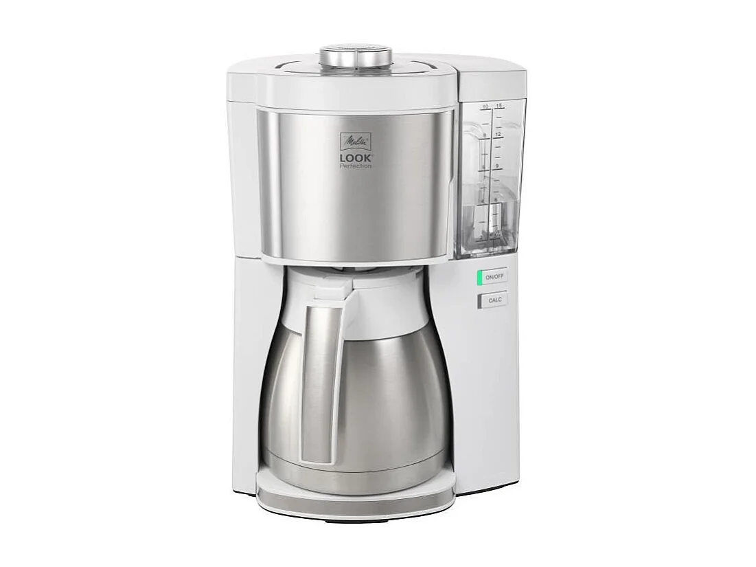 Machine a café MELITTA - Look V Therm Perfection 1025-15 Blanc/Acier Brossé