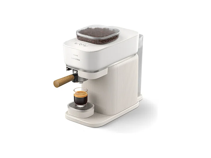 Expresso avec broyeur Philips BAR302 20 Baristina Premium Blanc