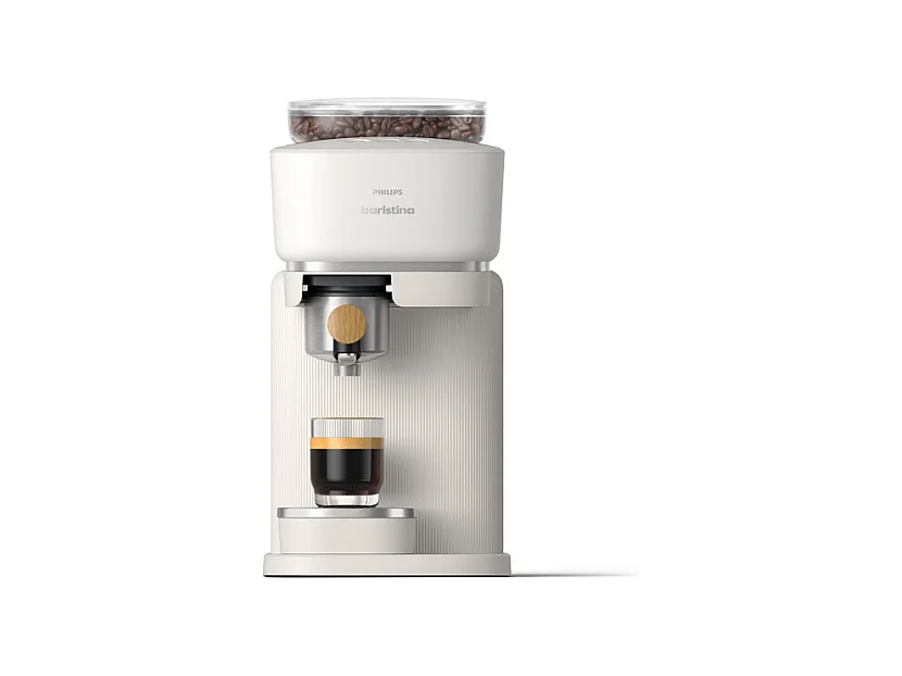 Expresso avec broyeur Philips BAR302 20 Baristina Premium Blanc