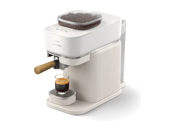 Expresso avec broyeur Philips BAR302 20 Baristina Premium Blanc