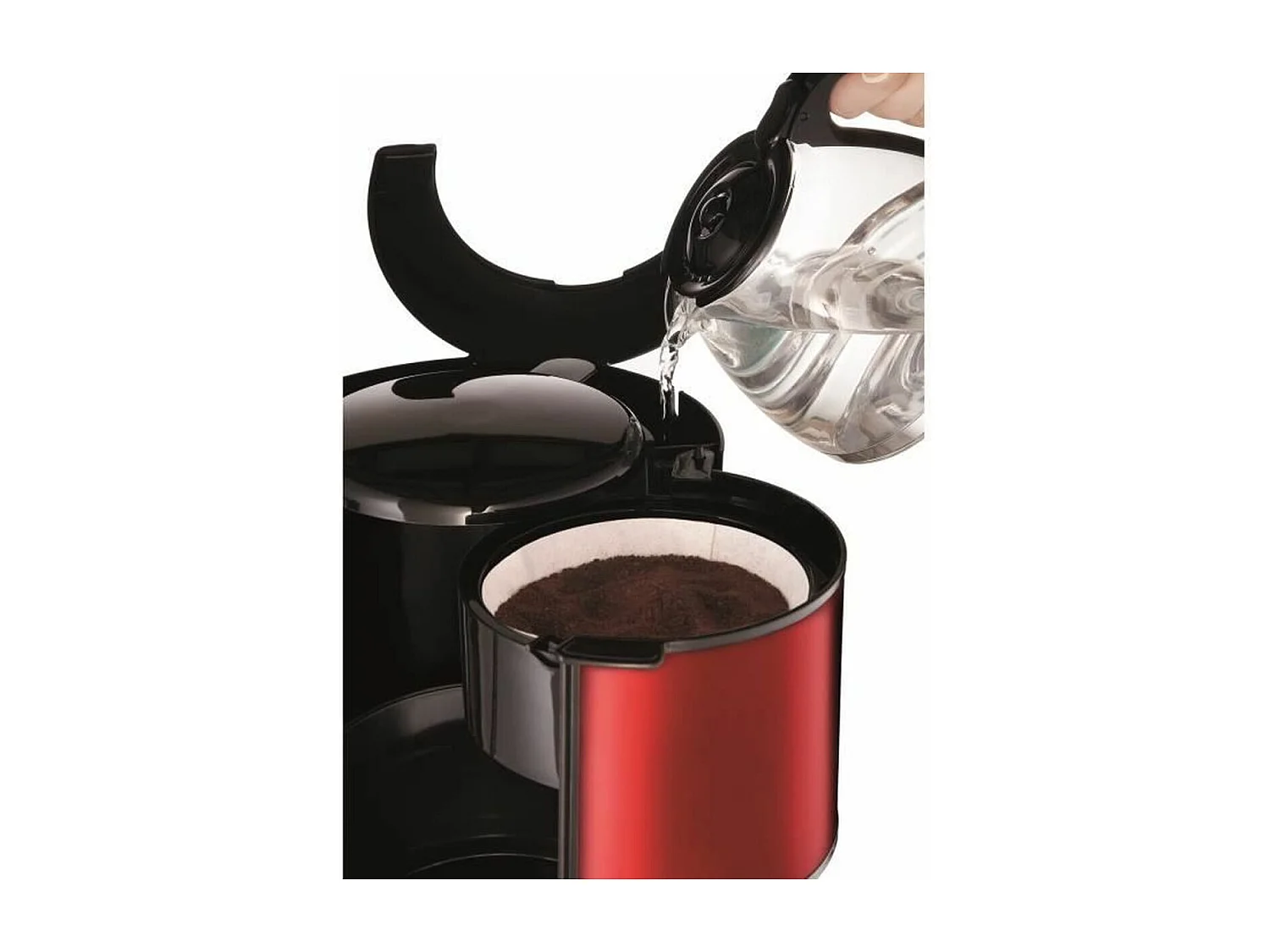 Cafétière électrique Moulinex FG360D11 Rouge 1000 W