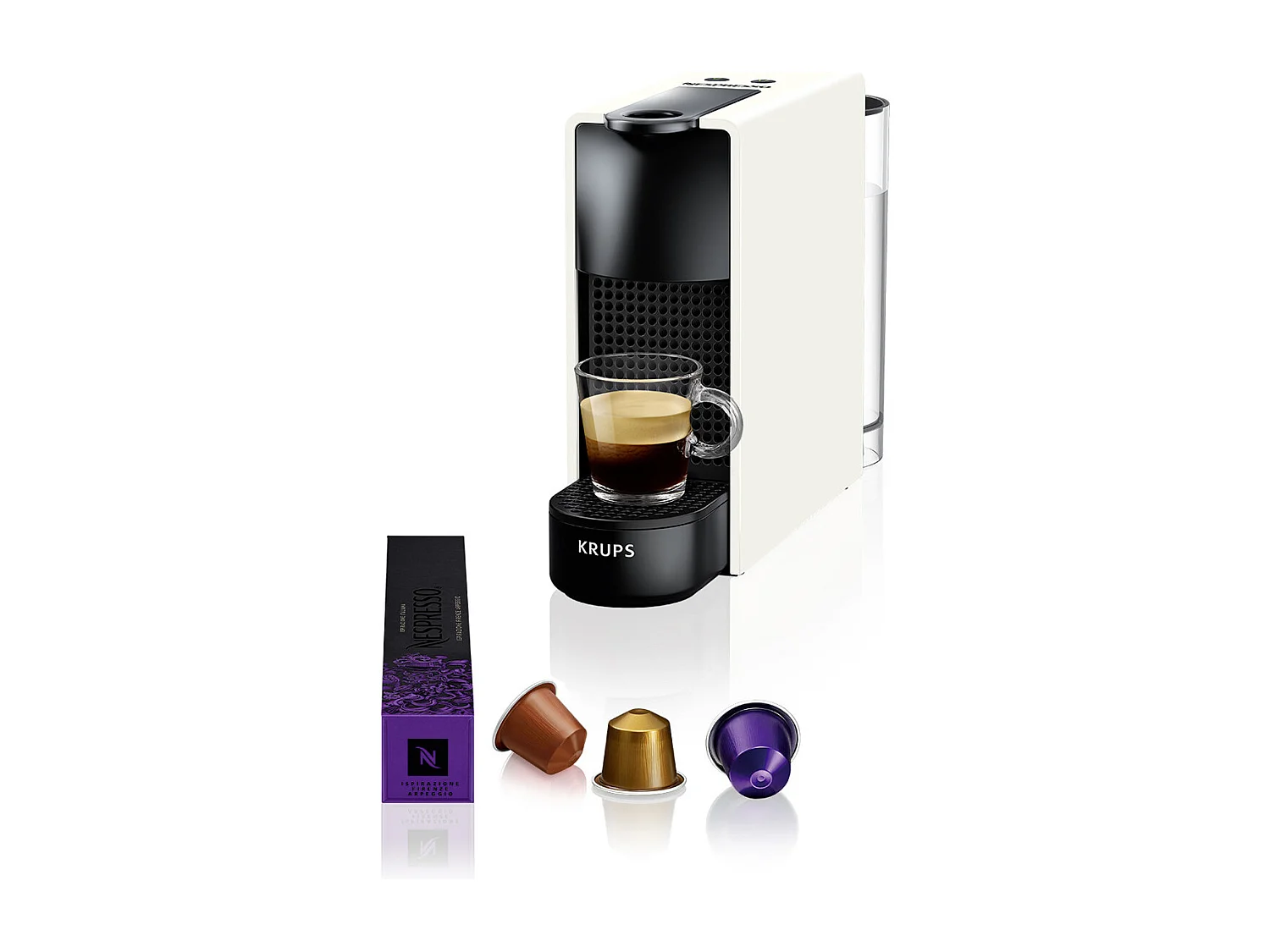 Cafetière à capsules Krups XN1101 0,6 L 19 bar 1300W Noir Blanc