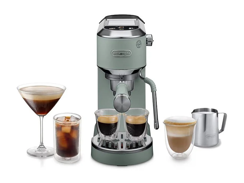 Máquina de café expreso Dedica Duo EC890.GR 15 bar Verde