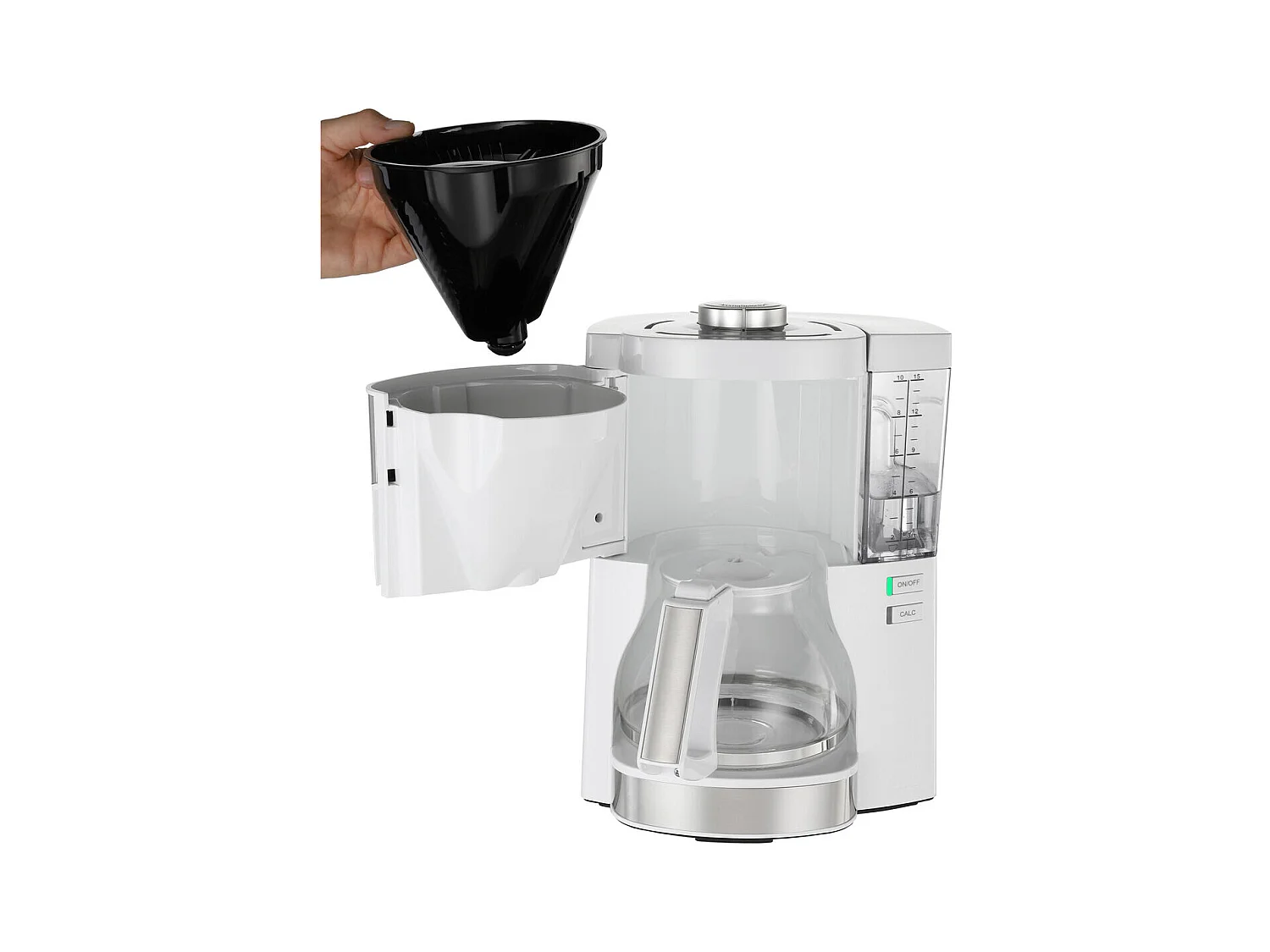 Cafétière électrique Melitta SM3590 Blanc 1080 W 1,25 L