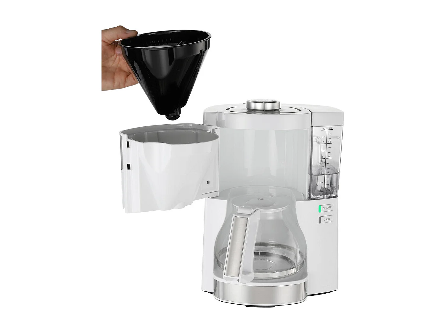 Cafétière électrique Melitta SM3590 Blanc 1080 W 1,25 L