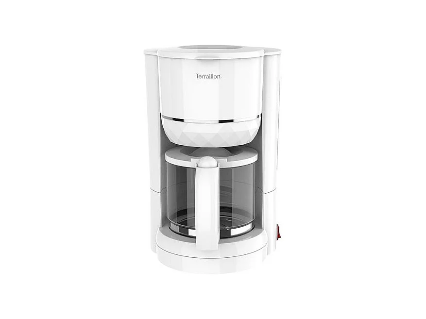 Cafetière Filtre 12T Design Diamant Blanc 15353 Terrailon