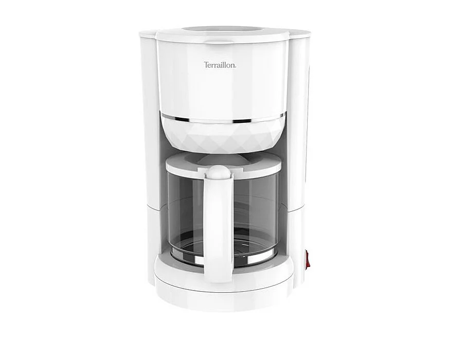 Cafetière Filtre 12T Design Diamant Blanc 15353 Terrailon