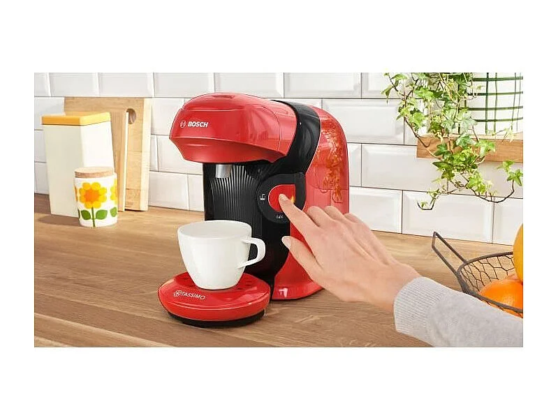 Cafetera multibebidas Tassimo T11 Style, roja - 1400 W