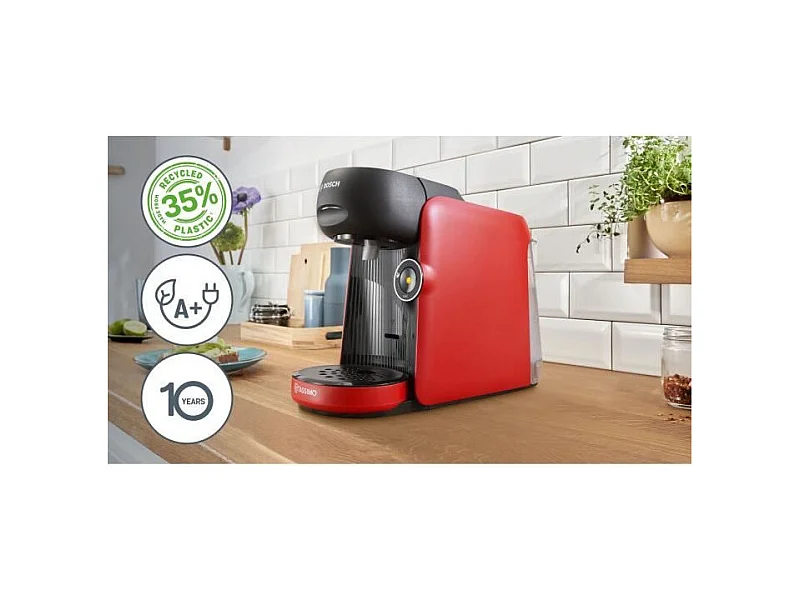 Machine a café multi-boissons - BOSCH TASSIMO - TAS163E - T16 Finesse - 1400 W - 0,7 l - Rouge