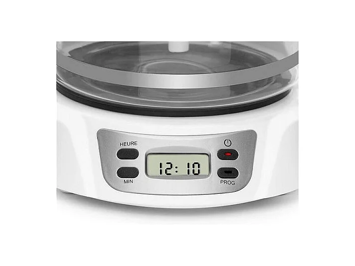 Cafetière Programmable 18 Tasses Blanc Silver Brandt - CAF1318ES