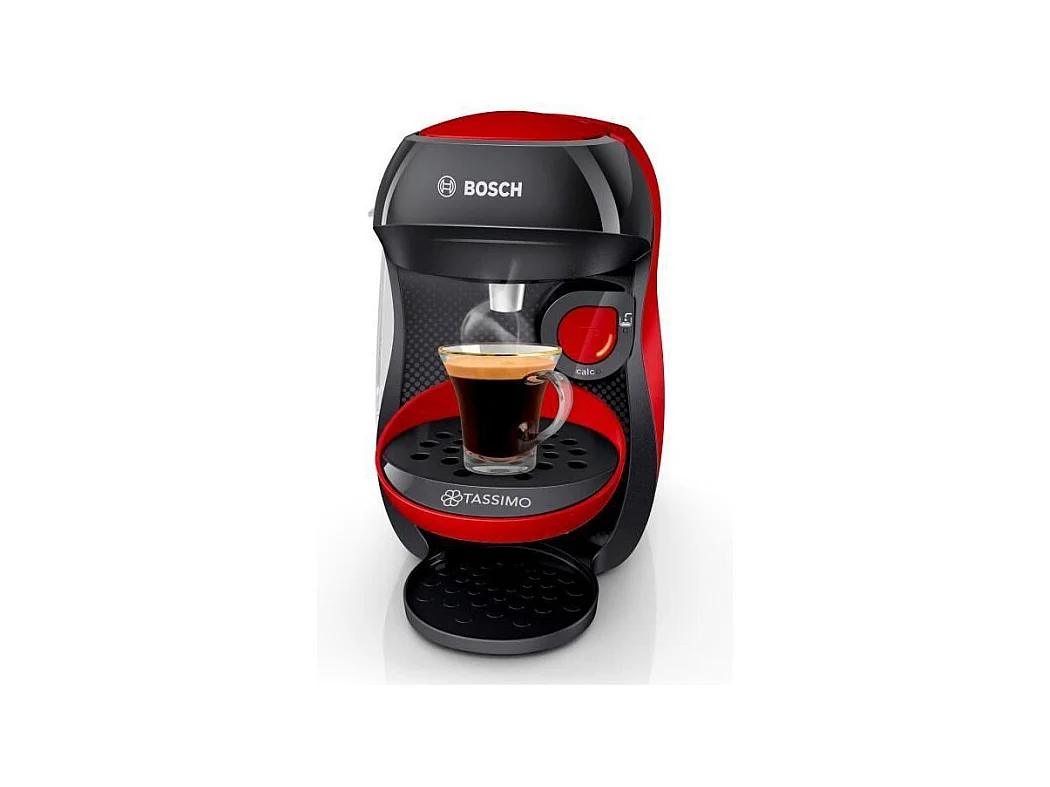 BOSCH - TASSIMO - T10 HAPPY - Machine a cafe multi-boissons rouge et anthracite
