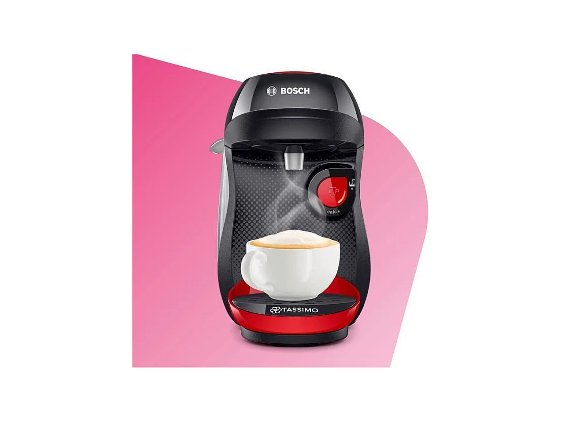 BOSCH - TASSIMO - T10 HAPPY - Machine a cafe multi-boissons rouge et anthracite