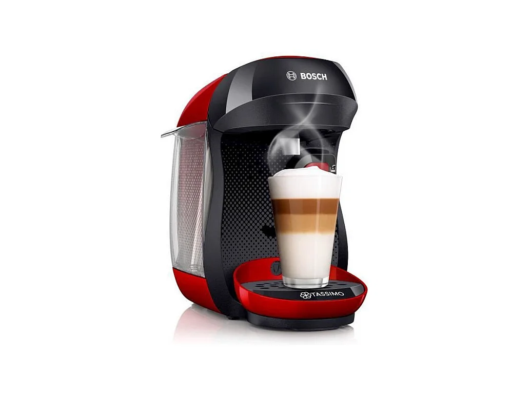BOSCH - TASSIMO - T10 HAPPY - Machine a cafe multi-boissons rouge et anthracite