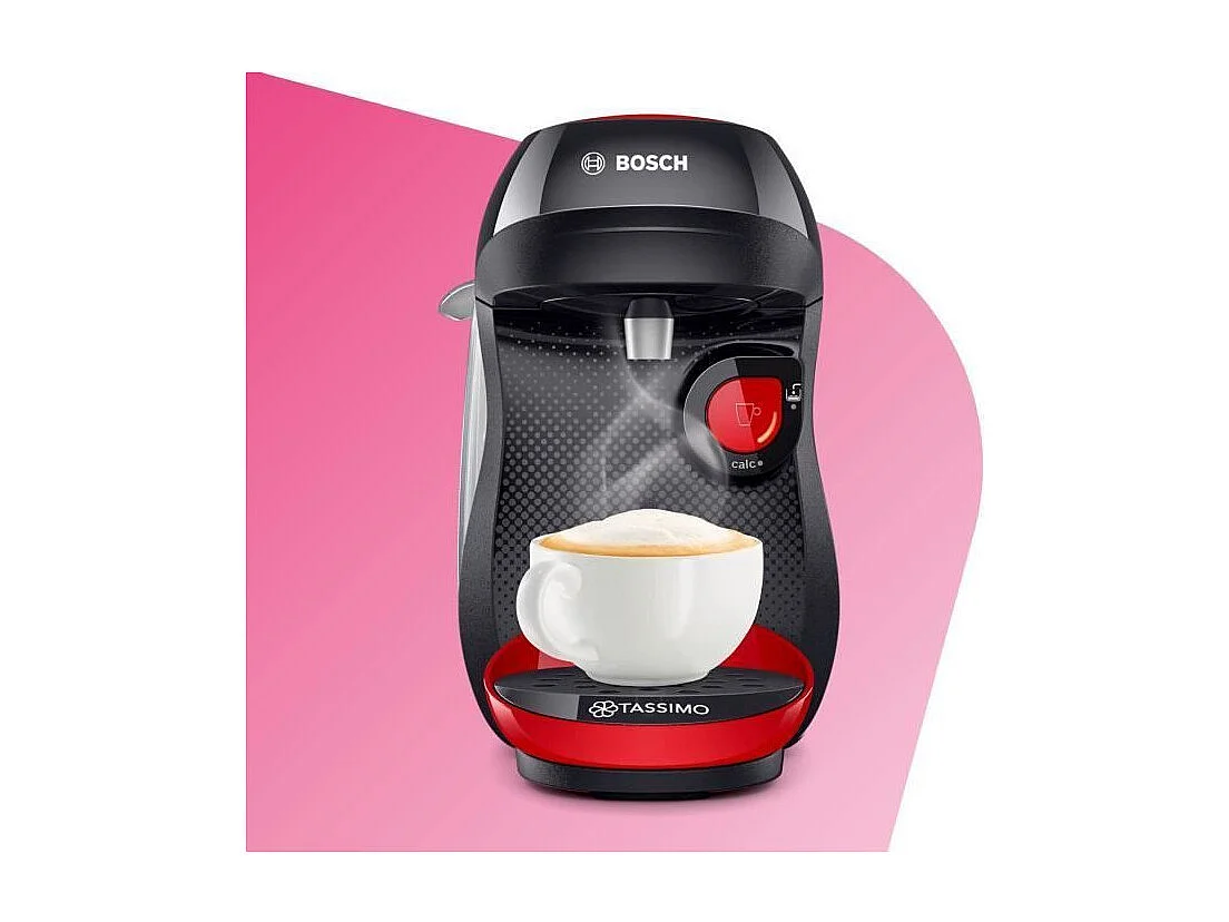 BOSCH - TASSIMO - T10 HAPPY - Machine a cafe multi-boissons rouge et anthracite
