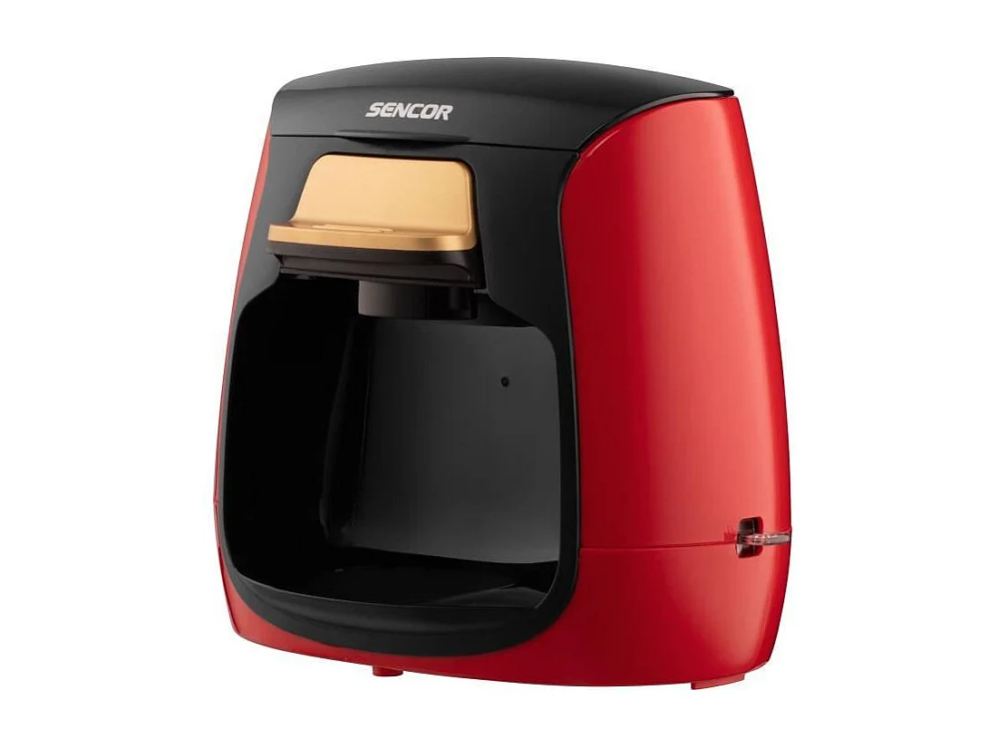 Machine a café - SENCOR - SCE 2101RD - 0,3 L - 500 W - 2 tasses incluses - Rouge