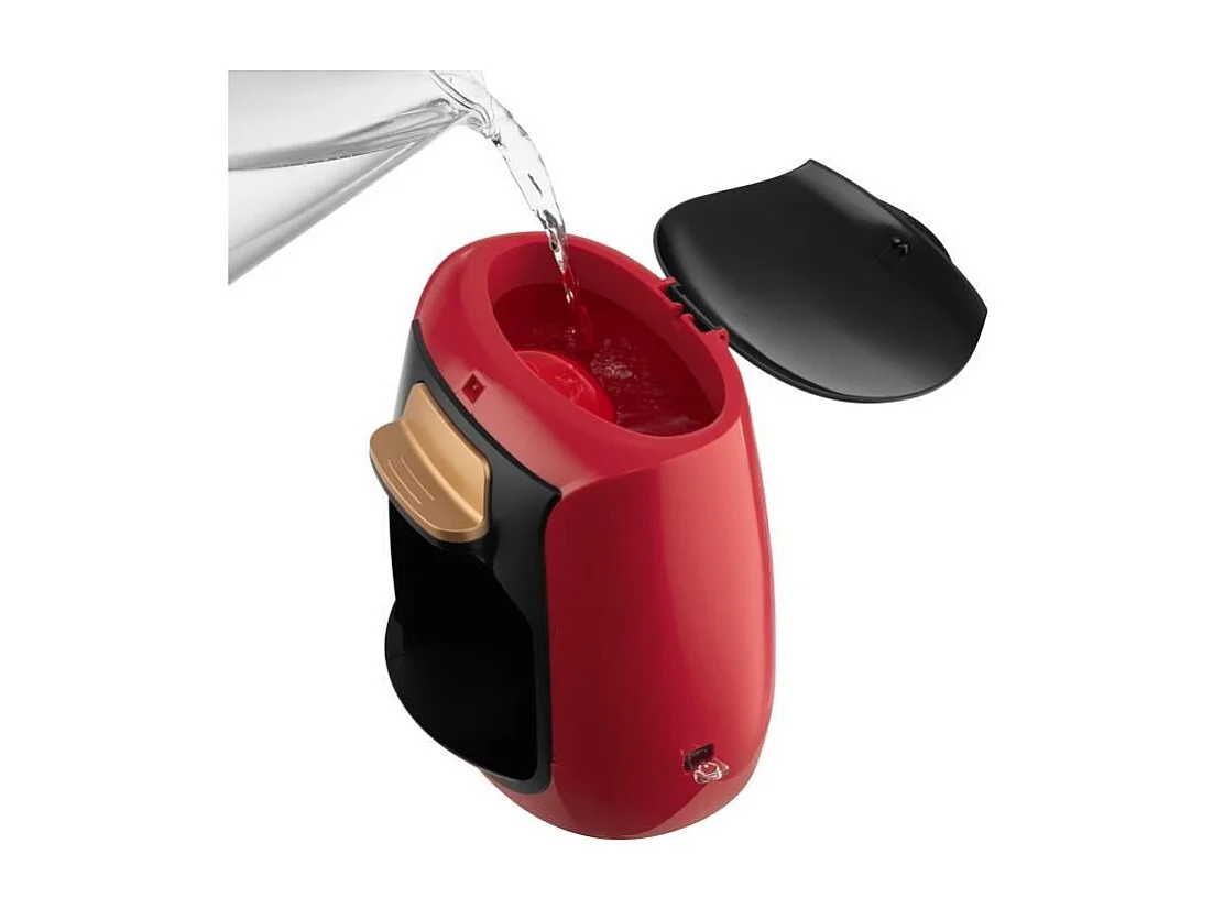 Machine a café - SENCOR - SCE 2101RD - 0,3 L - 500 W - 2 tasses incluses - Rouge