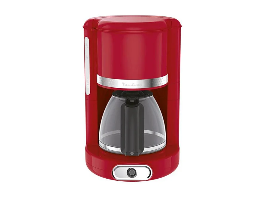 Moulinex Soleil Kaffeemaschine mit Filter 1000W 15 Tassen Retro Rot