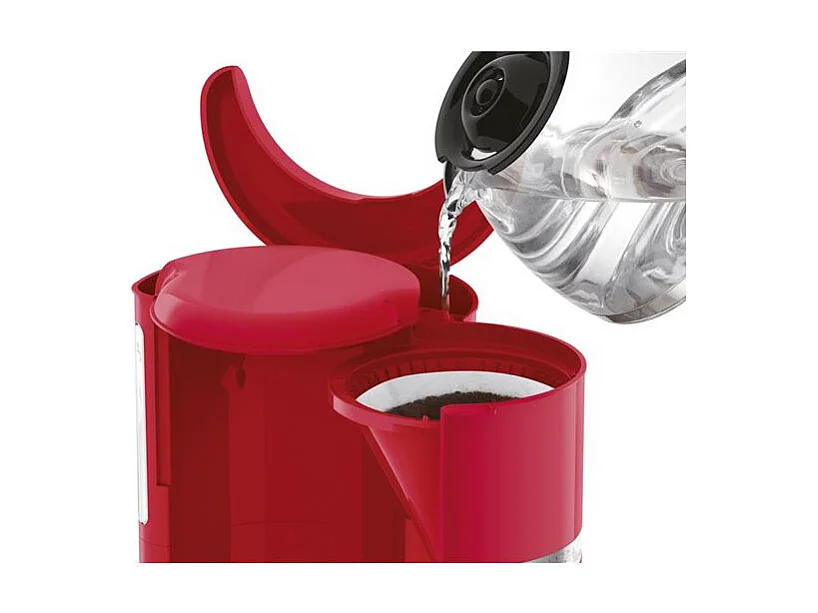 Moulinex Soleil Kaffeemaschine mit Filter 1000W 15 Tassen Retro Rot