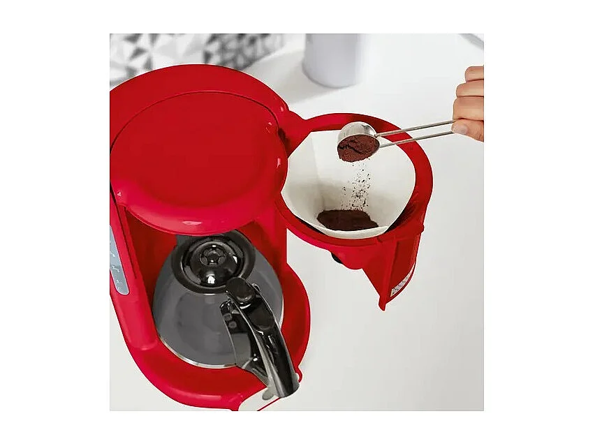 Moulinex Soleil Kaffeemaschine mit Filter 1000W 15 Tassen Retro Rot